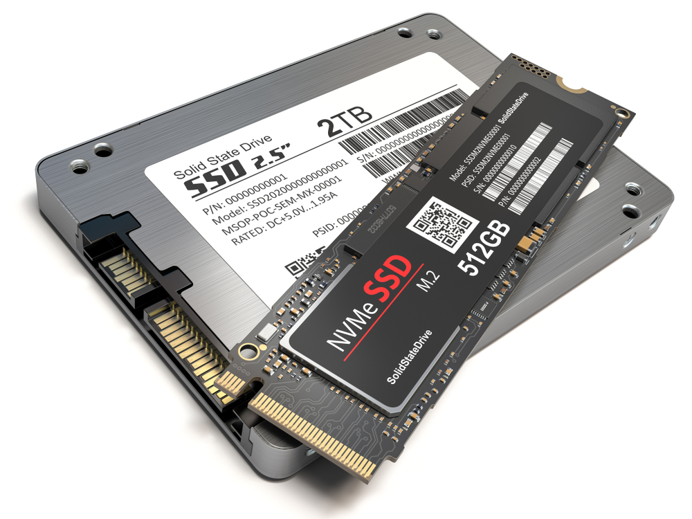 SSD have 2 type, one is SATA and the other is PCI-E
